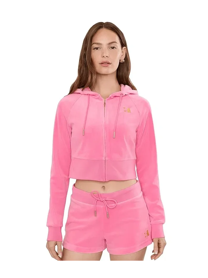 Худи-корсет Raglan Juicy Couture — оранжевый