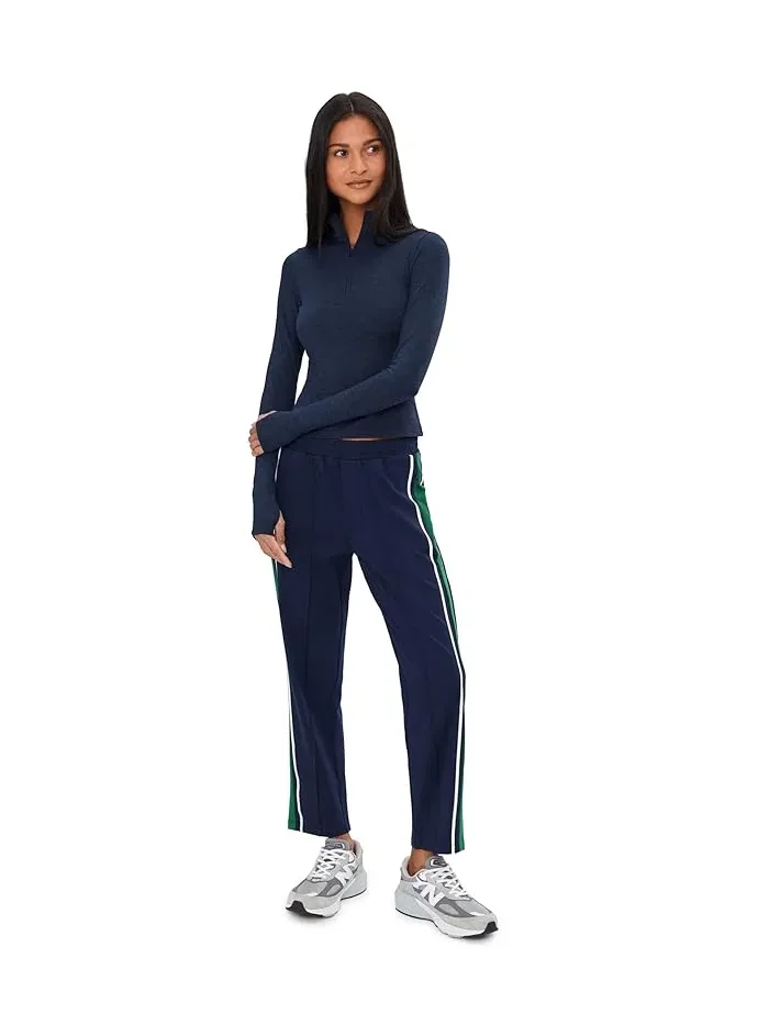 Худи Splits59 Stevie Active Rib Half Zip Waist Length — изображение 2 из 5, индиго