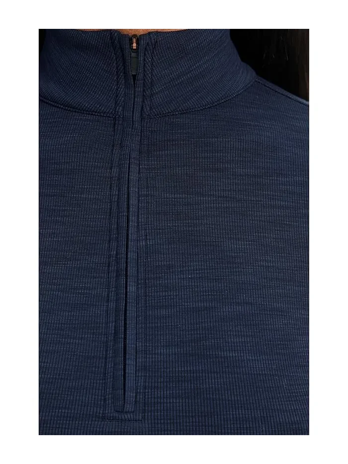 Худи Splits59 Stevie Active Rib Half Zip Waist Length — изображение 5 из 5, индиго