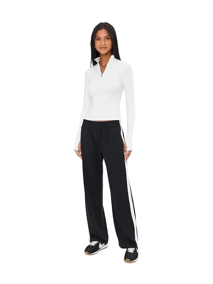 Худи Splits59 Stevie Active Rib Half Zip Waist Length — изображение 2 из 5, белый