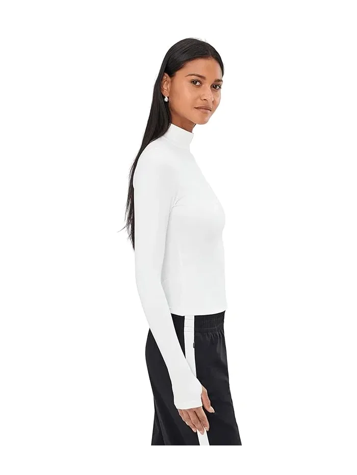 Худи Splits59 Stevie Active Rib Half Zip Waist Length — изображение 3 из 5, белый