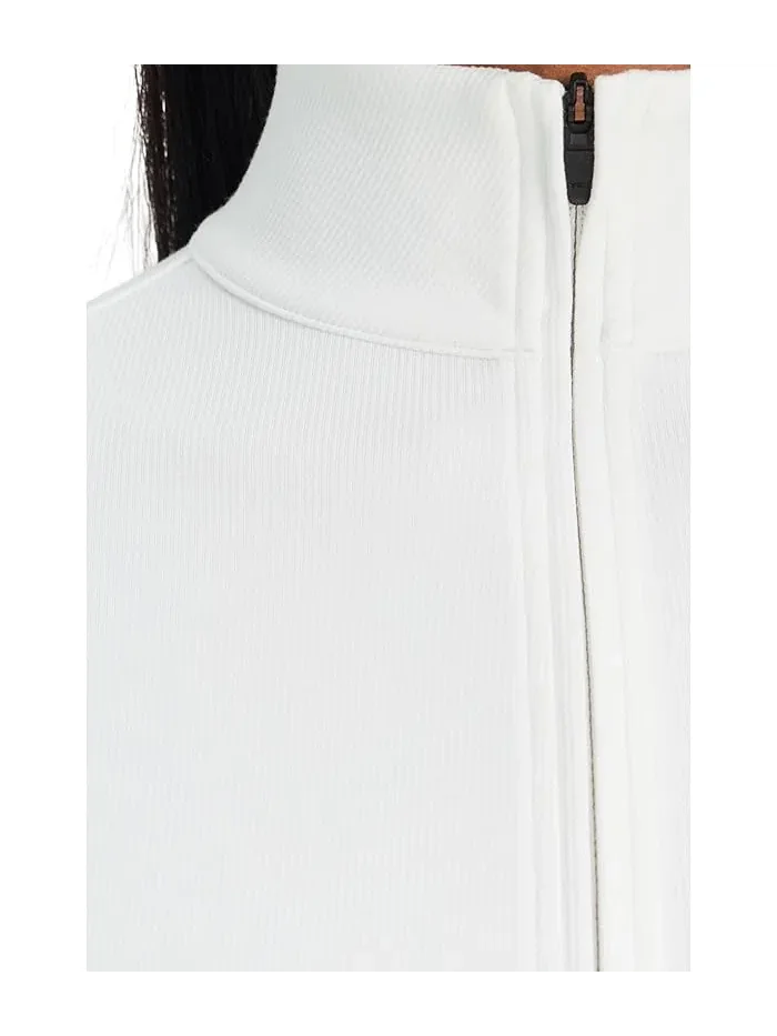 Худи Splits59 Stevie Active Rib Half Zip Waist Length — изображение 5 из 5, белый
