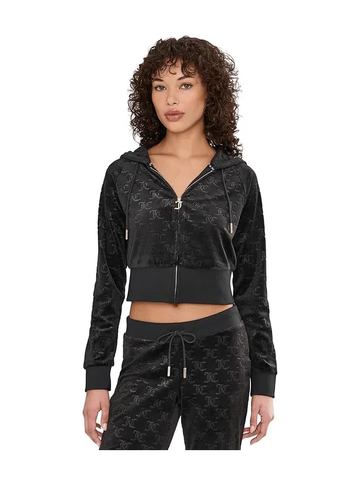 Худи с корсетной шнуровкой Juicy Couture — коричневый