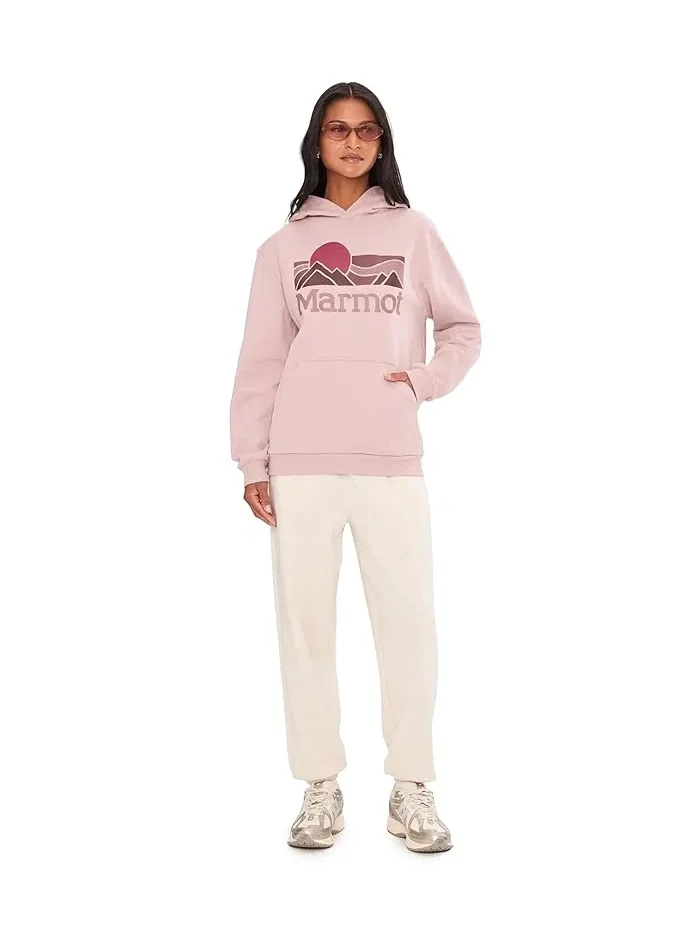 Худи Coastal Hoodie Marmot — изображение 2 из 5, пыльный