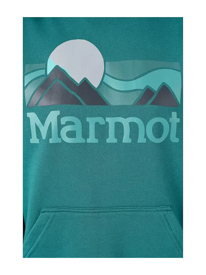 Худи флисовое Coastal Hoodie Marmot — изображение 5 из 5, синий
