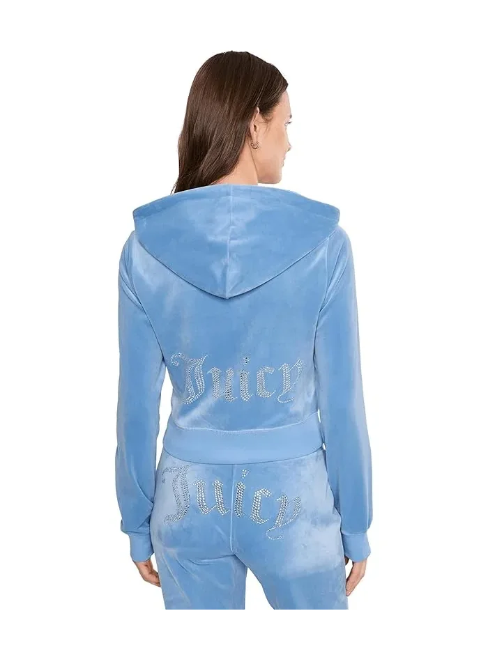 Худи Juicy Couture OG Blink Track Jacket — изображение 4 из 5, небесный