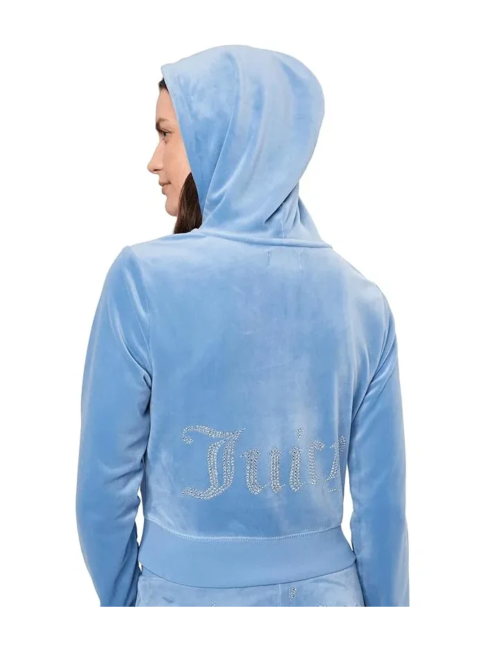 Худи Juicy Couture OG Blink Track Jacket — изображение 5 из 5, небесный