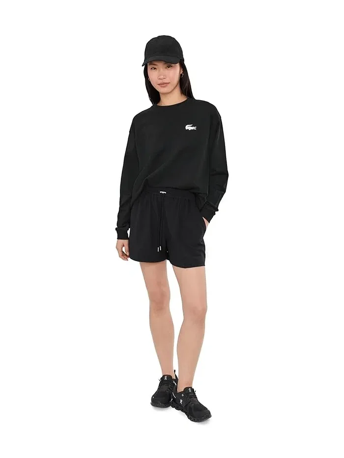 Худи Lacoste — изображение 2 из 5, черный/белый