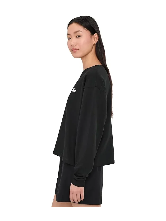 Худи Lacoste — изображение 3 из 5, черный/белый