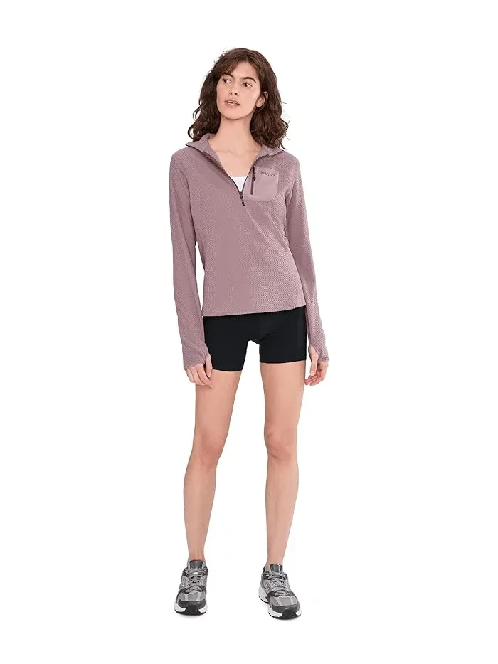 Худи с флисом Airfleece 1/2 Zip Marmot — изображение 2 из 5, сиреневый