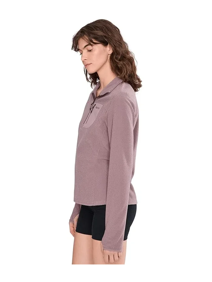 Худи с флисом Airfleece 1/2 Zip Marmot — изображение 3 из 5, сиреневый