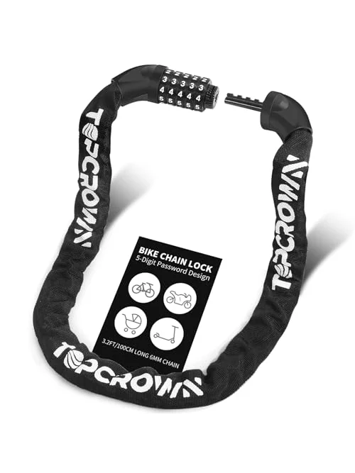 Topcrown Велозамок цепной — изображение 1 из 6, разноцветный