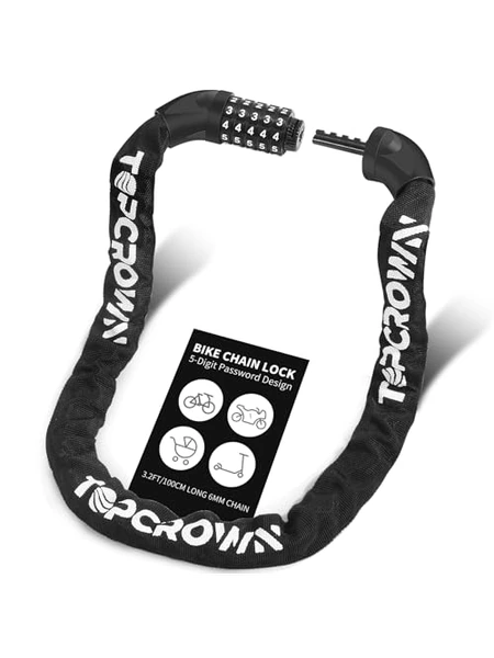 Topcrown Велозамок цепной — мульти