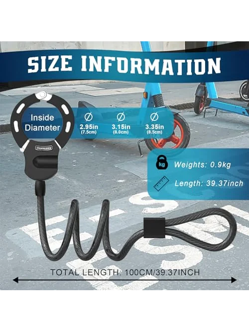 Scooter Lock замок для электросамоката противоугонный — изображение 5 из 7, разноцветный