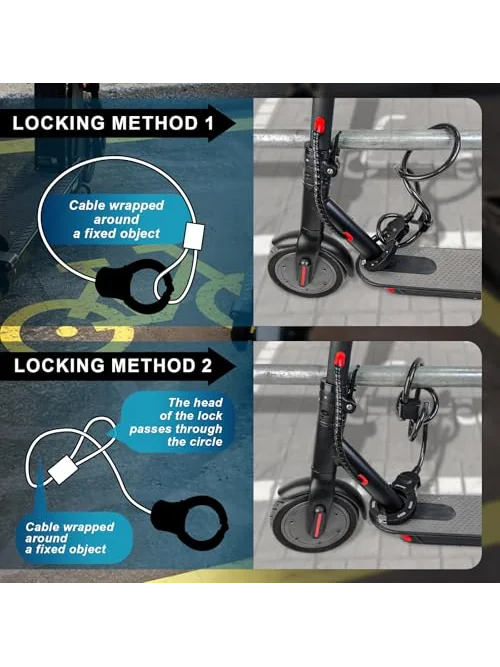 Scooter Lock замок для электросамоката противоугонный — изображение 6 из 7, разноцветный