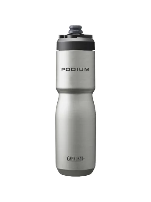 CamelBak Podium Steel, изолированная бутылка для велосипеда 22 oz — изображение 1 из 2, серебристый