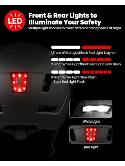 ILM велошлем с LED светом — 2