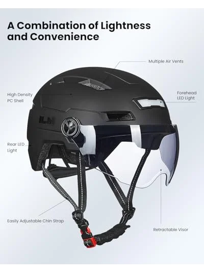 ILM велошлем с LED светом — 6