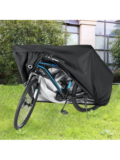 Bike Cover для 2-3 велосипедов, размер 2XL — изображение 6 из 7, чёрный