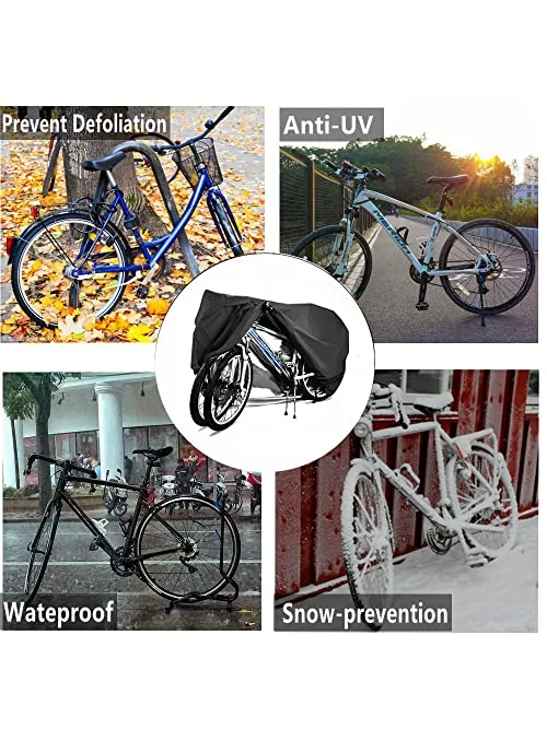 Bike Cover для 2-3 велосипедов, размер 2XL — изображение 7 из 7, чёрный