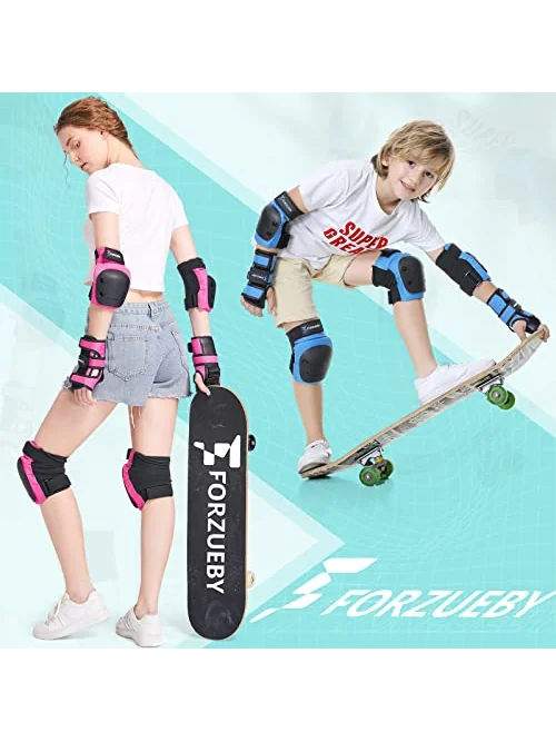 Комплект защиты Forzueby 6 в 1: наколенники, налокотники и защита запястий — 6