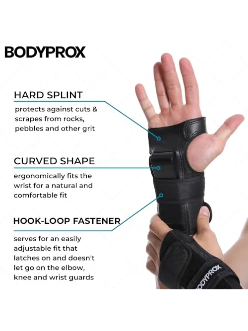 Комплект защиты Bodyprox: наколенники, налокотники и напульсники — 5