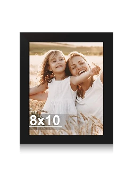 Hongkee деревянная фоторамка 20×25 см со стеклом, чёрная