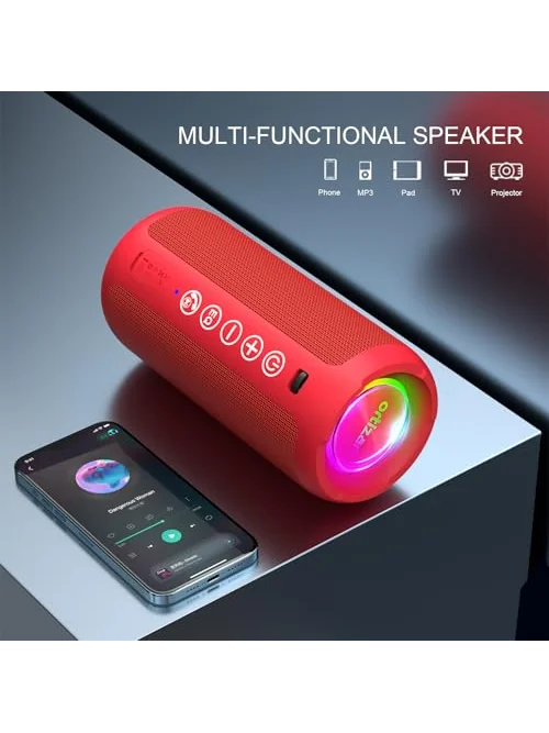 Ortizan портативная Bluetooth колонка водонепроницаемая — изображение 2 из 6, разноцветный