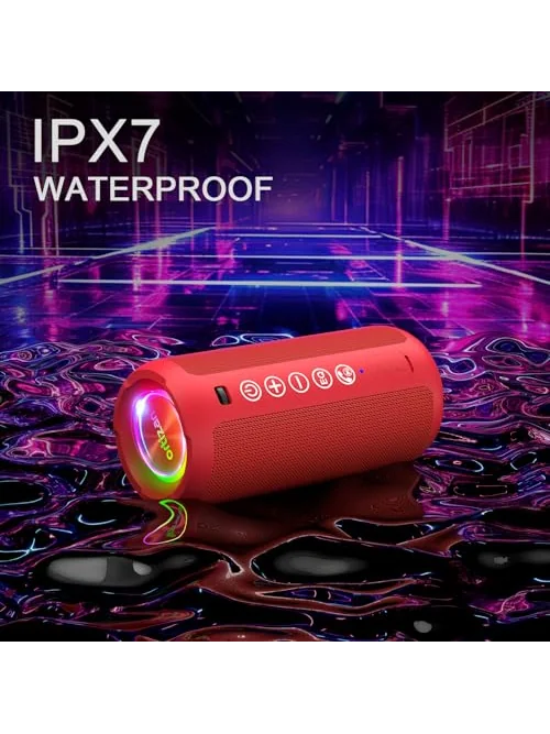 Ortizan портативная Bluetooth колонка водонепроницаемая — изображение 4 из 6, разноцветный