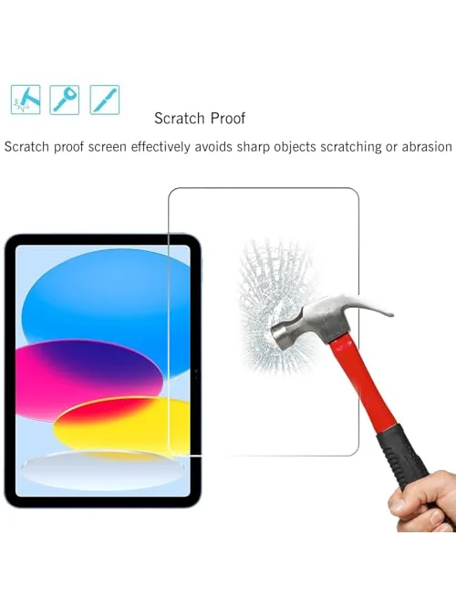 Ailun защитное стекло для iPad 11/10 (2 шт) — изображение 4 из 6, чёрный