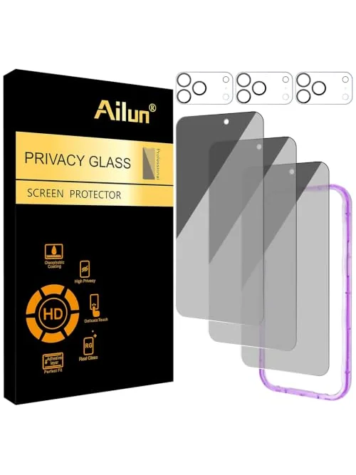 Ailun защитное стекло и протектор линзы для iPhone 17 Pro Max 3+3 шт — изображение 1 из 6, мультиколор
