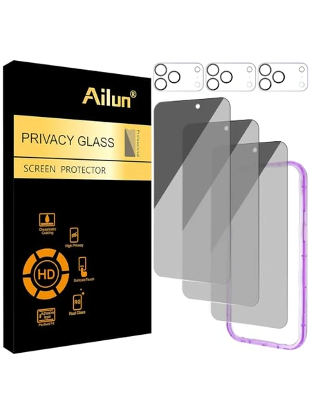 Ailun защитное стекло и протектор линзы для iPhone 17 Pro Max 3+3 шт — мульти