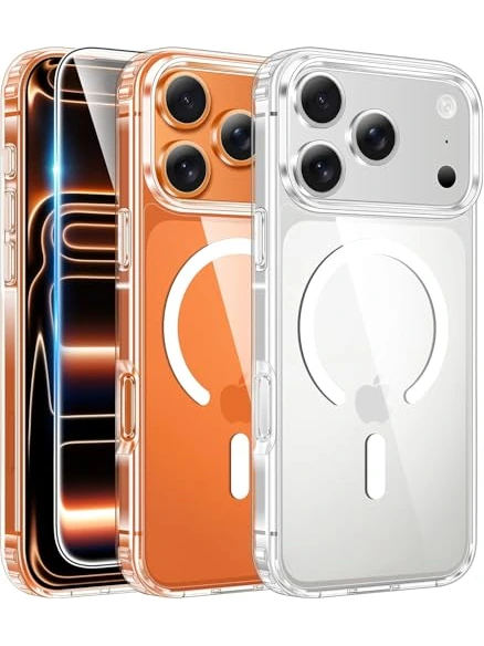 Чехол FNTCASE для iPhone 17 Pro Max с магнитной защитой
