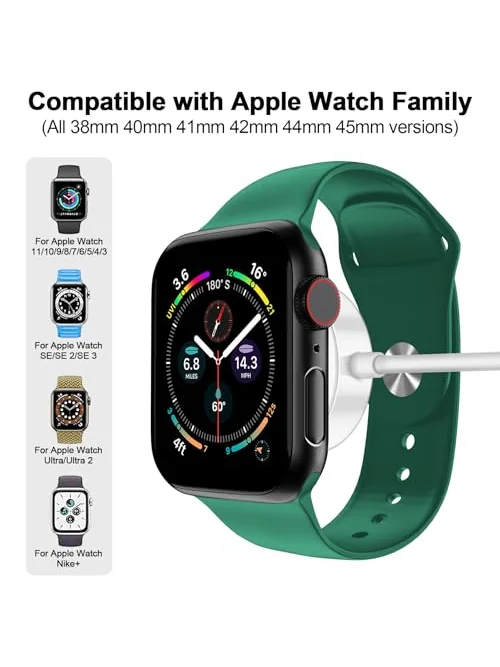Кабель зарядки Apple Watch магнитный 3.3FT — изображение 2 из 6, белый