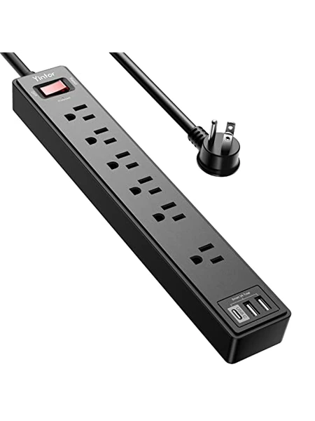 Удлинитель Yintar 6 футов с 6 розетками и 3 USB портами
