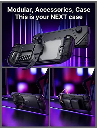 JSAUX ModCase — кейс для Steam Deck с охлаждением — изображение 2 из 6, черный