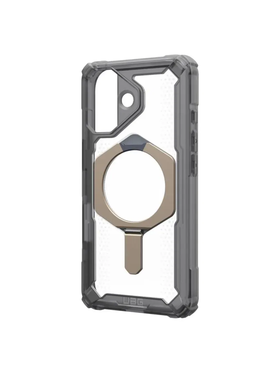 Чехол для iPhone 17 с металлической подставкой и MagSafe, модель Plasma XTE URBAN ARMOR GEAR — изображение 2 из 6, серый