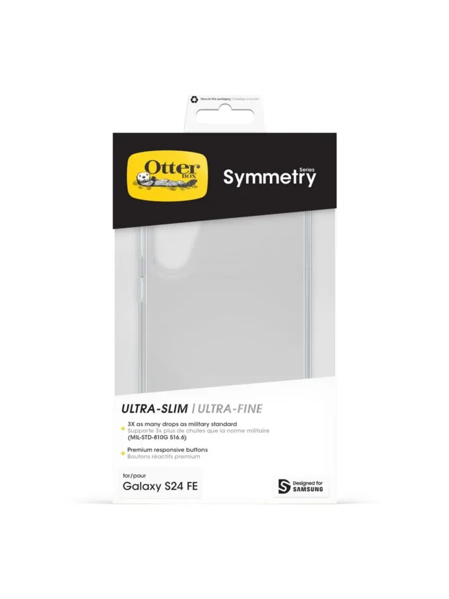 Прозрачный чехол Symmetry Clear для Samsung Galaxy S24 FE Otterbox — изображение 5 из 5
