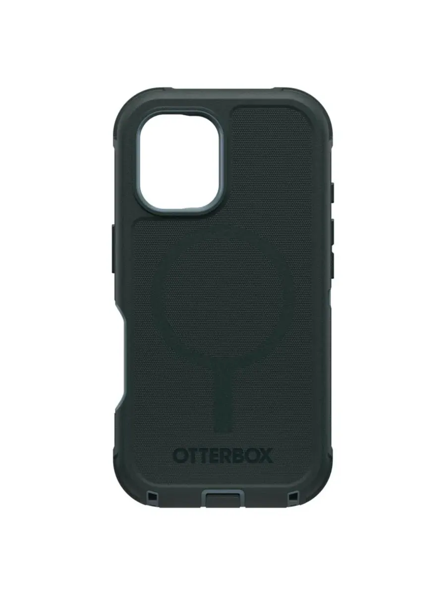 Защитный чехол Defender Series Pro для MagSafe для Apple iPhone 16, OtterBox — изображение 2 из 5, темный зеленый