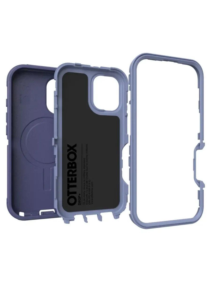 Защитный чехол Defender Series Pro для MagSafe для Apple iPhone 16 Otterbox — изображение 5 из 5, фиолетовый