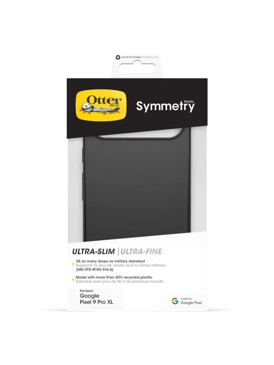Чехол Symmetry для Google Pixel 9 Pro Otterbox — изображение 4 из 5, черный