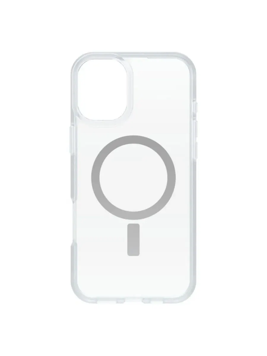 Чехол-накладка MagSafe для Apple iPhone 16 Plus, с мягким захватом Otterbox — изображение 2 из 5, прозрачный