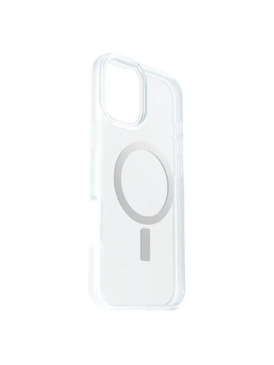Чехол-накладка MagSafe для Apple iPhone 16 Plus, с мягким захватом Otterbox — изображение 3 из 5, прозрачный