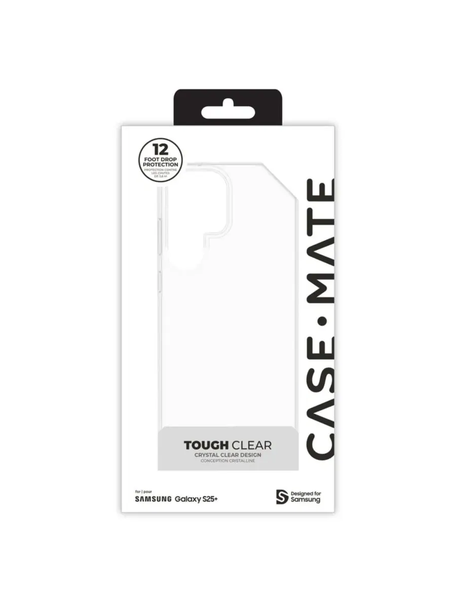 Чехол-бампер Tough для Samsung Galaxy S25+ Case-Mate — изображение 7 из 8, прозрачный