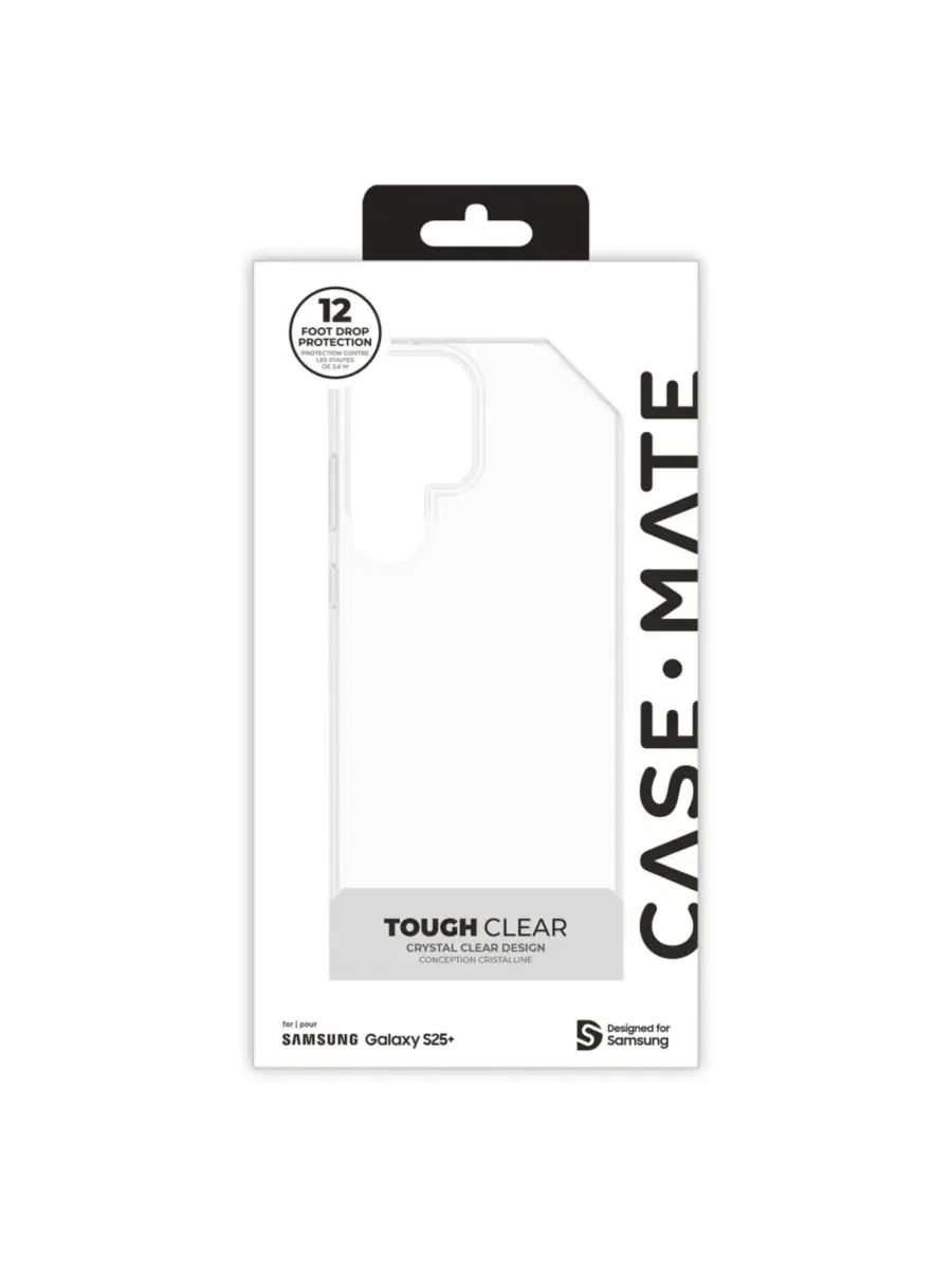 Чехол-бампер Tough для Samsung Galaxy S25+ Case-Mate — изображение 8 из 8, прозрачный