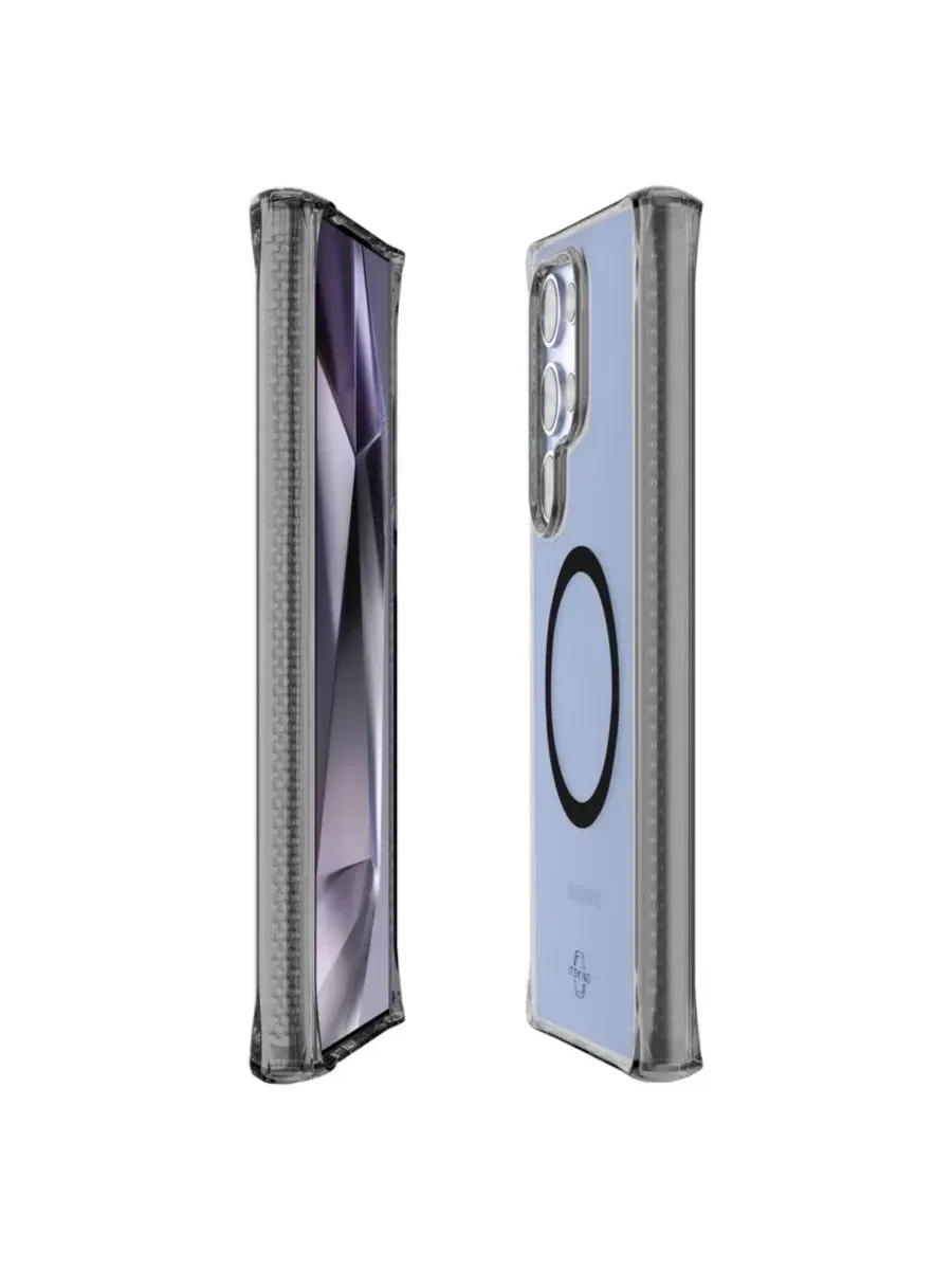 Гибридный чехол Hybrid_R Clear MagSafe для Samsung Galaxy S25 Ultra — изображение 2 из 8, черный
