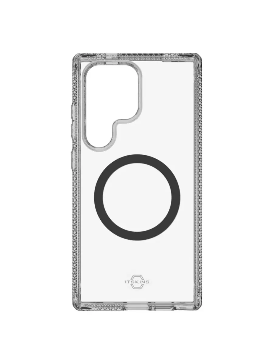 Гибридный чехол Hybrid_R Clear MagSafe для Samsung Galaxy S25 Ultra — изображение 3 из 8, черный