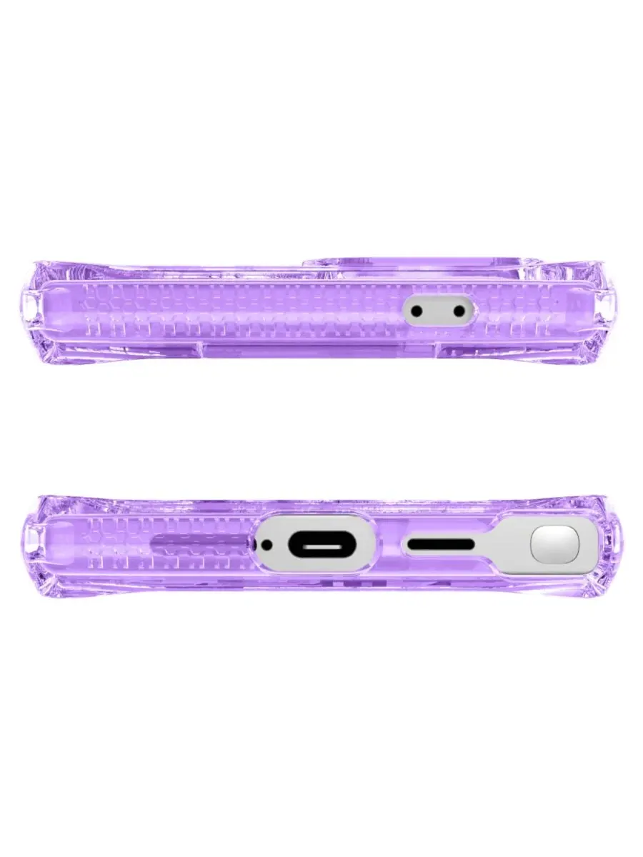 Чехол Hybrid_R Clear MagSafe для Samsung Galaxy S25 Ultra ITSkins — изображение 3 из 8, фиолетовый