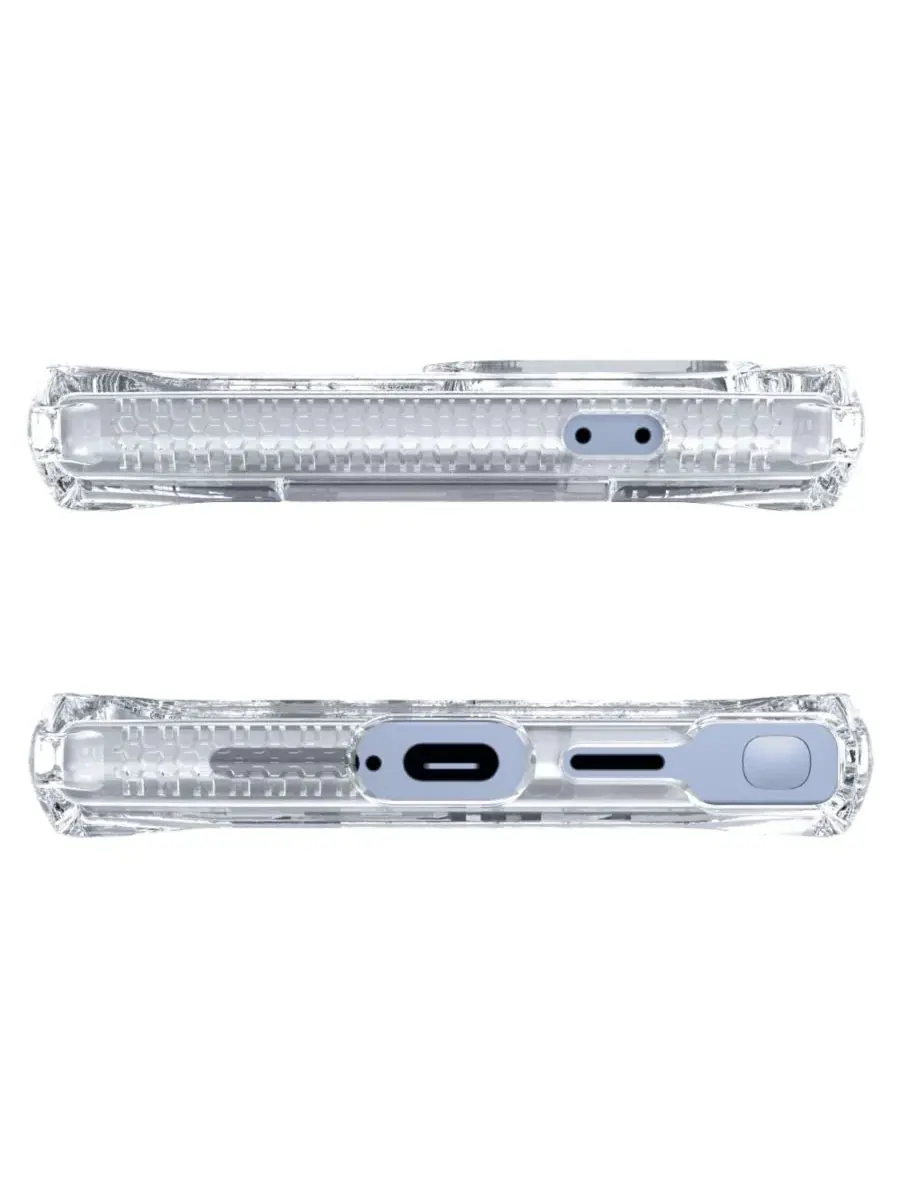 Гибридный чехол Hybrid_R Clear MagSafe для Samsung Galaxy S25 Ultra ITSkins — изображение 3 из 9, прозрачный