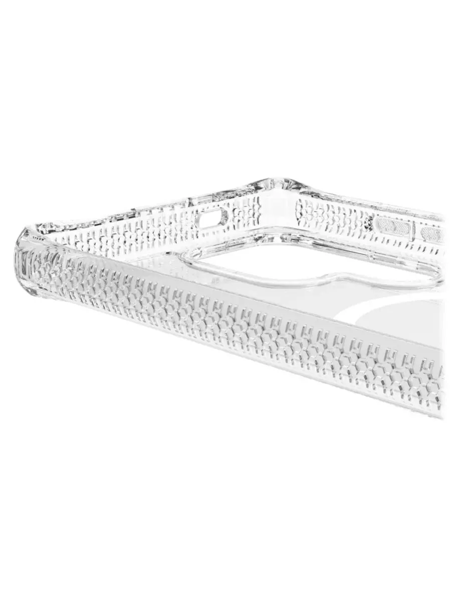 Гибридный чехол Hybrid_R Clear MagSafe для Samsung Galaxy S25 Ultra ITSkins — изображение 6 из 9, прозрачный